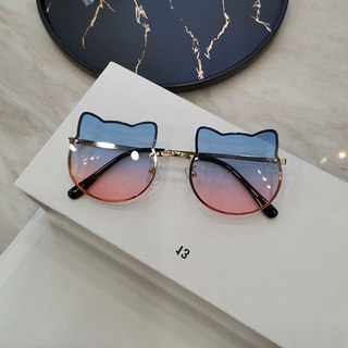Children's sunglasses nvbao UV protection cute cat ears fashion boys and girls sunglasses Fashion Trend (9)