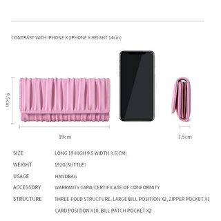 Men Bags❒♦♧Men's tri-fold wallet♝◘YoYo New style wallet Korean fold wallet simple long multi-functio