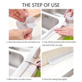 ¤YOLA 3.2m PVC Seal Tape Bathroom Wall Corner Sealing Strip Waterproof Kitchen Toilet Self Adhesive