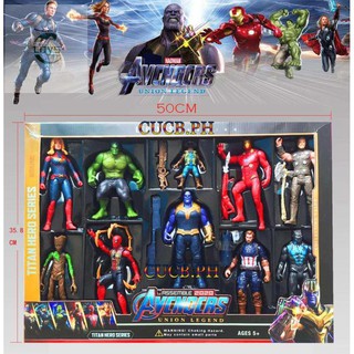 Avengers 10 PCS shiny doll toy gift box collection (1)