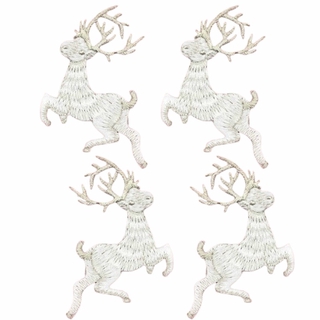 4pcs Christmas Embroidery Patch Exquisite High Quality Decorative Patch for DIY