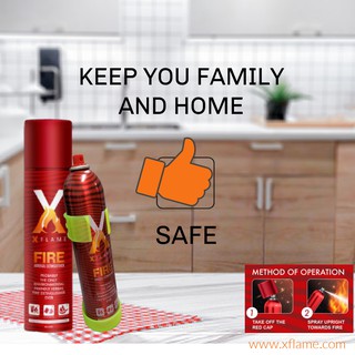 New XFLAME Fire Extinguisher (Tested and Registered Company in Singapore) eLO2