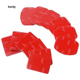KT★12pcs Helmet Accessories Flat Curved 3M Adhesive Pads Mount for GoPro Hero 4 3+ 3 2 1 SJ4000