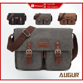 AUGER sling bag for men shoulder beltbag leather crossbody body 8506# (1)