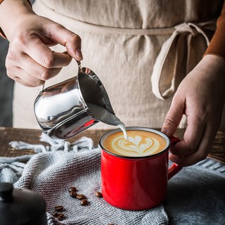 Stainless Steel Frothing Coffee Pitcher Pull Flower Cup Cappuccino Milk Pot Espresso Cups Latte Art Milk Frother Frothing Jug