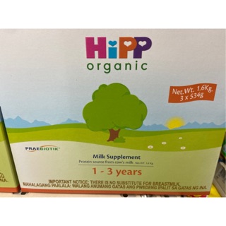HIPP Organic 1-3 years old 1.6kg ( 800 grams x 2 box) new packing for hipp