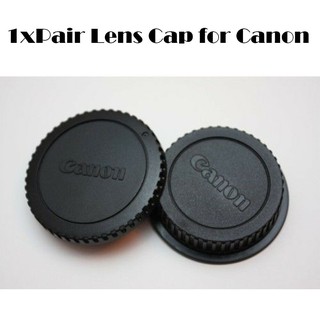 <Special Price>Camera Body Cap and Rear Lens Cover Cap for Canon EOS EF EF-S DSLR SLR Lens