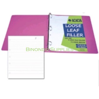 Acacia Binder Notebook Refill Loose Leaf Filler Ring Binder Refill Paper Refill Ruled Paper Short