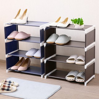 【Ready Stock】Easy to assemble 3~5 layes waterproof non-woven fabric shoe rack Storage Rack