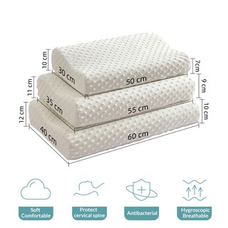 Sleeping Cervical Health Slow Rebound Wave Memory Pillow Neck Healthcare Memory Foam Pillow