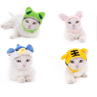 【Ready Stock】❀™Soft and Cute Cat Headgear Cat Headdress Dog Disguise Cute Funny Pet Hat Pet headdres (2)