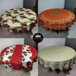 Round Table Cloth Printed Designs with Many Designs Christmas Round Tablecloth Christmas Table Cover
