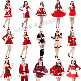 Christmas costume Santa Claus clothes female adult sexy suit cos prom bunny girl child costume