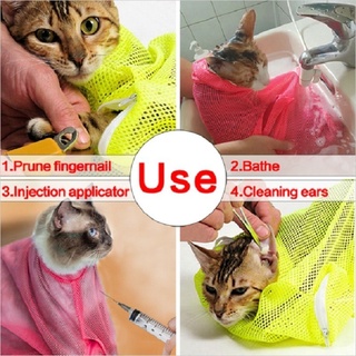 Anti-Scratch Bite Cat Grooming Bath Bag Cat Washing Bag Biting Restraint for Pet Bathe Nail Trimming (7)