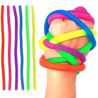 Stretchy String Fidget / Sensory Toys Monkey Noodles It Rope Soft Figet Stress Noodle Stretch Children's Toys Pull Reliever