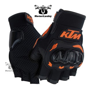 Motorcycle Racing Half Finger Gloves KTM