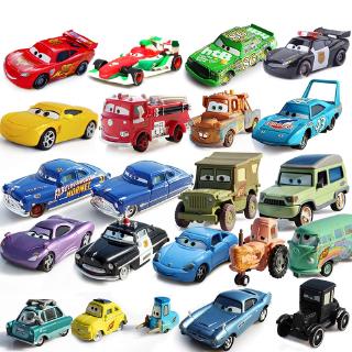 Alloy Metal Model Disney Pixar Cars McQueen Mater Jackson Storm Ramirez 1:43 Diecast Toy Car Kids