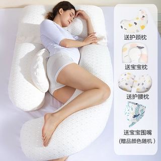 Sleeping Support Pillow For Pregnant Women Body PW12 100% Cotton Rabbit Print U Shape Maternity