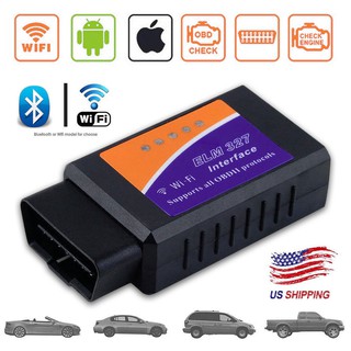 ELM327 V1.5 Bluetooth Wifi OBD2 scanner Code Reader Auto Diagnostic Tool for Android/IOS/Windows