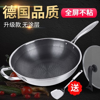 Stainless Steel Non Stick Wok Pan