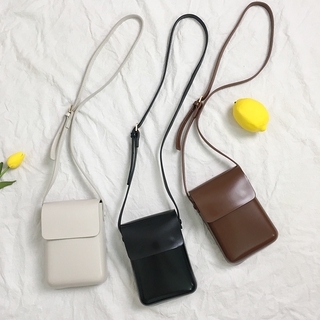 IELGY Mobile phone bag female messenger small bag, trendy fashion all-match vertical shoulder bag small shoulder bag (4)