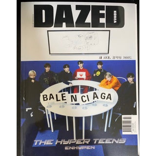 Dazed Korea Magazine Feb 2021 issue Enhypen cover; Kim Seon Ho contents
