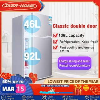 IKER 5.68 cu.ft. two-door large-capacity refrigerator energy-saving and silent suitable refrigerator