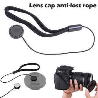♥sander♡Universal DSLR Lens Cover Cap Holder Keeper Anti-lost String Leash Strap Cord