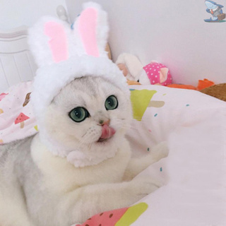 [NEW]Cute Pet Rabbit Ears Wig Cap Hat for Cat Costume Cosplay Halloween Xmas Clothes Fancy Dress with Ears (9)