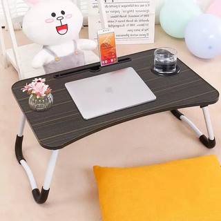 Foldable Laptop Bed Table /Stand Natural Wood (1)