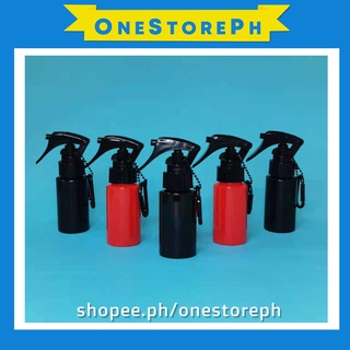60ml TRIGGER SPRAY SOLID BLACK RED Bottle Spray with Keychain Alcohol Bottle Spray with Keychain