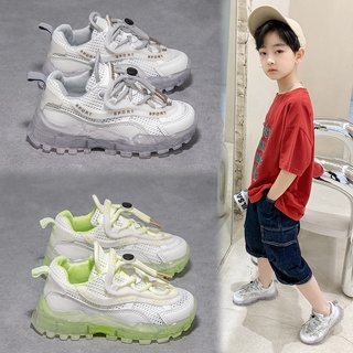 SneakersBoy Shoes2021Spring Fashionable Breathable Sneakers Spring and Autumn Mesh Summer Dad Shoes
