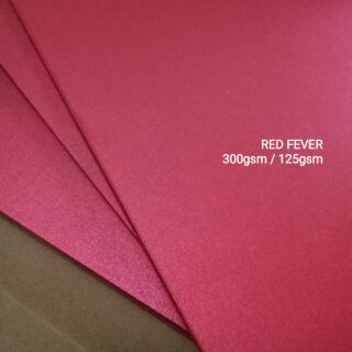 10sheets RED FEVER METALLIC SPECIALTY PAPER / SPECIALTY BOARD