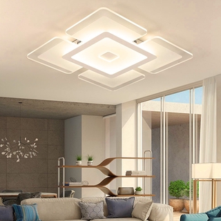 Square Modern Elegant Acrylic LED Ceiling Light Home Lamp Living Room Bedroom