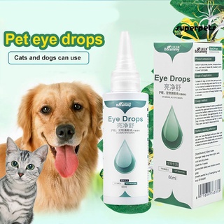 ❀▲Super_60ml Pet Supplies Dog Cat Remove Tear Stains Dirt Health Care Liquid Eye Drops