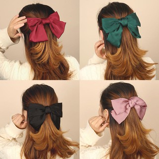 1pcs Korea Bowknot Hair Clip Hair Band for Women Girls Sweet Ponytail Rubber Band Hairpin Hair Acces