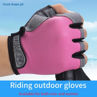 Cycling gloves non-slip camping climbing gloves gym fitness exercise bike gloves half finger