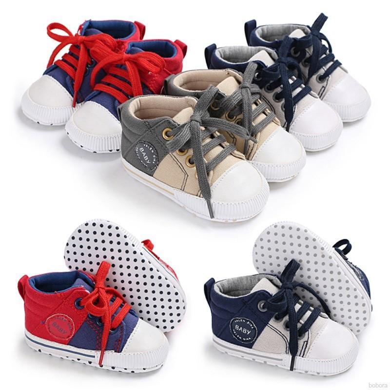 BOBORA Baby Sneakers Girls Boys Canvas Casual Toddler Shoes