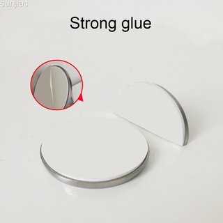 Stainless Steel Door Stopper Hidden Collision Avoidance Toilet Catch Floor Doorstop Non-Punch Kid Protection Tools Accessories Compact Nail-Free Supplies With Stickers And Nail Magnetic Deurstopper