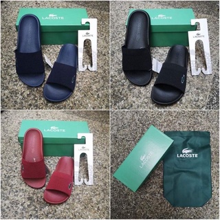 Slide LACOSTE CANVAS For Men and Women (1)