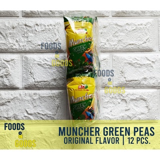 Muncher Green Peas Original Flavor 12pcs/pack