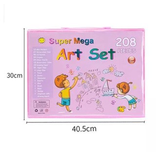 SUPER MEGA ART SET (208 PCS OF ARTSET) COLORING MATERIALS/TOOLS FOR KIDS (7)