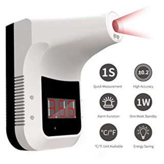 【 COD】K3PRO K3-K9 2-in-1 thermometer Non-contact digital thermometerCan be installed together with h
