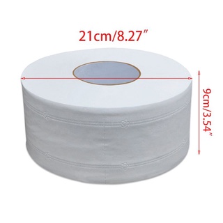 ◎☜○ 21x9cm Thicken 4-Ply Large Toilet Roll Paper Jumbo Bath Tissue Floral Embossed No Fluorescent Ag