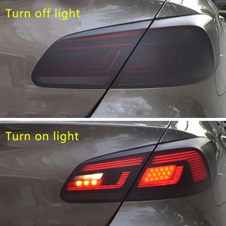 Car-Styling 30*150cm Matt Smoke Light Film Car Matte Black Tint Headlight