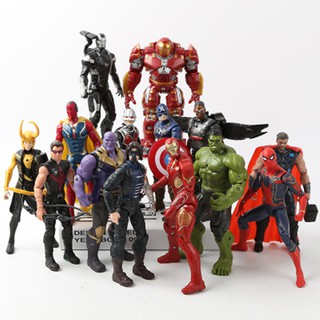 Christmas gift Marvel Avengers 3 Infinity War Action Figures Toys Set Hulk Captain America Spiderman