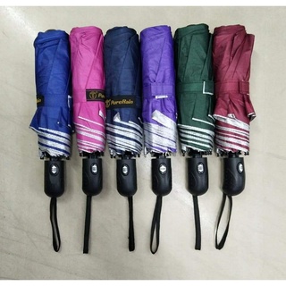 【Ready Stock】✠Purerain Automatic Plain Colors Umbrella Payong