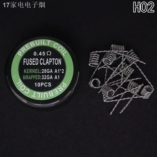 ☜▦┅jinzhoutianmu A1 twisted Fused Hive clapton coils premade wrap wires Alien Mix twisted Quad coil