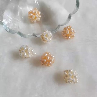 Diy Jewelry Material Handmade Earrings Pearl Ball