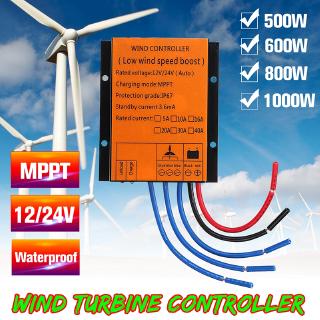 MPPT Wind Turbines Charge Controller 500-1000W 12/24V Auto Waterproof Overvoltage Speed Protection (1)